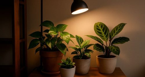 Simples e eficiente: a luz de LED funciona no cultivo de plantas e ainda cria um cantinho verde cheio de charme e vida.