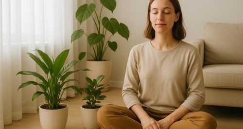 Momentos de pausa e presença: como as plantas ajudam a cultivar equilíbrio emocional em casa.
