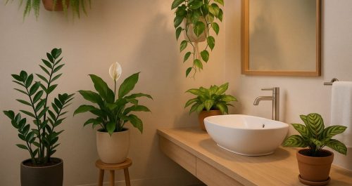 Top 5 plantas perfeitas para banheiros úmidos e sem janelas